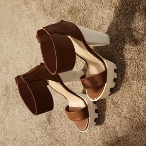 Brown heels